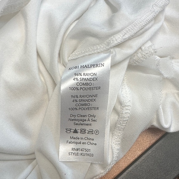 Kobi Halperin Ivory Ruffle Trim Blouse - Picture 5 of 5